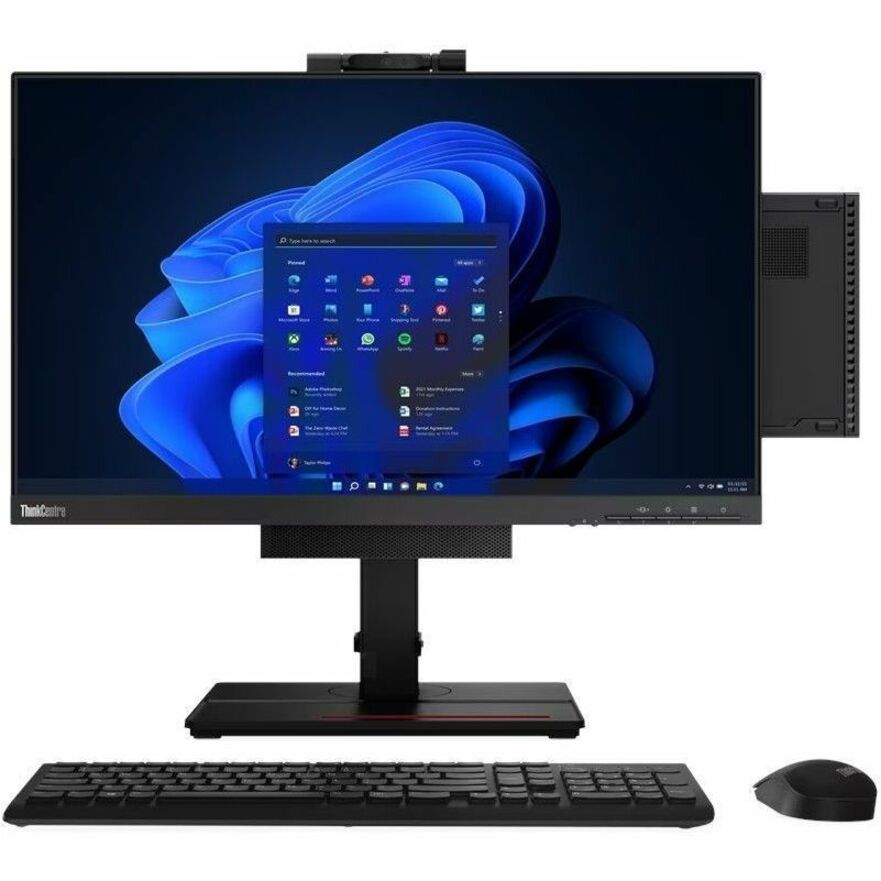 Ordinateur de bureau Lenovo ThinkCentre M80q Gen 3 11U10054CA - Intel Core i5 12e génération i5-12500T - Technologie vPro - 16 Go - SSD 256 Go - Minuscule - Noir 11U10054CA
