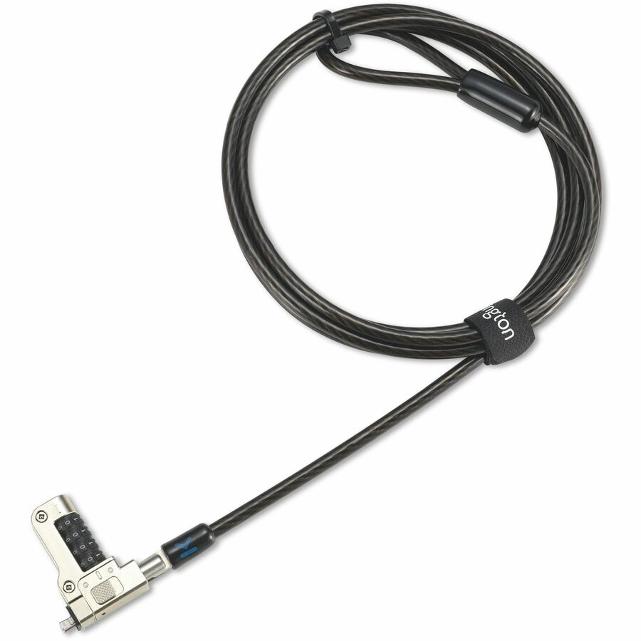 Câble de sécurité pour ordinateur portable Kensington Slim N17 2.0 avec combinaison sérialisée pour emplacements en forme de coin, lot de 25 K65098WW