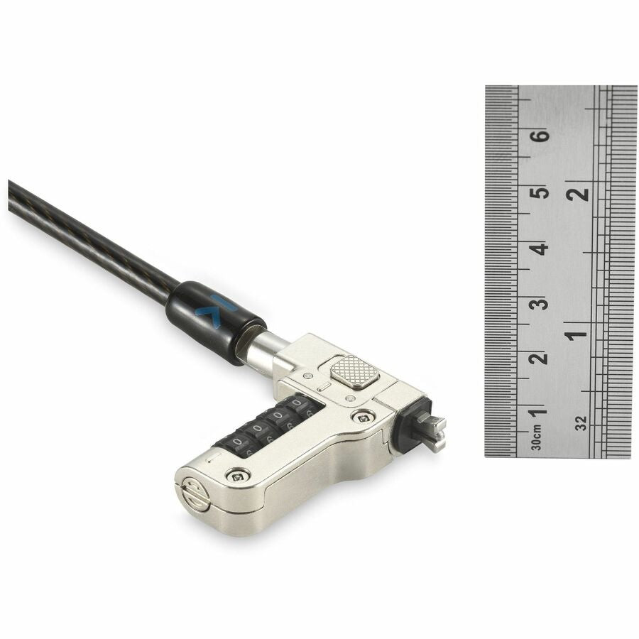 Câble de sécurité pour ordinateur portable Kensington Slim N17 2.0 avec combinaison sérialisée pour emplacements en forme de coin, lot de 25 K65098WW