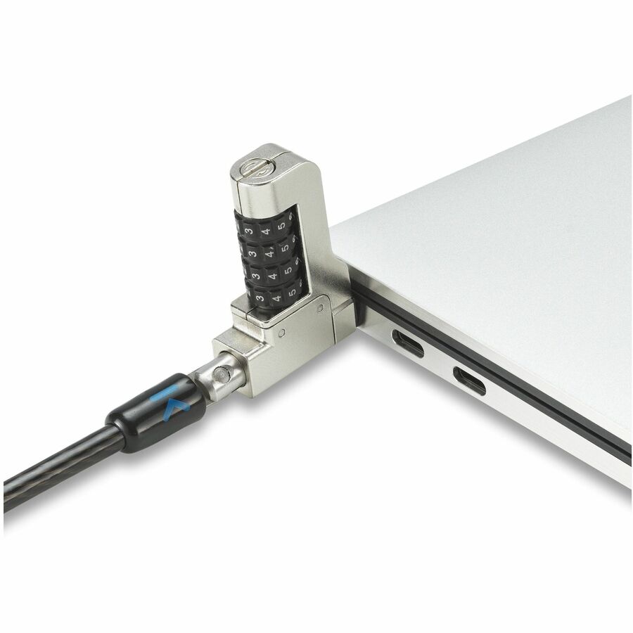Câble de sécurité pour ordinateur portable Kensington Slim N17 2.0 avec combinaison sérialisée pour emplacements en forme de coin, lot de 25 K65098WW