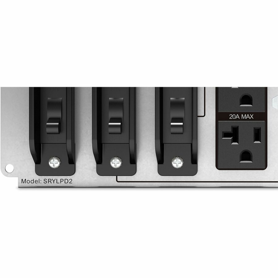 Kit de plaque arrière APC by Schneider Electric avec 6 prises NEMA 5-20R pour Smart-UPS Modular Ultra SRYLPD2