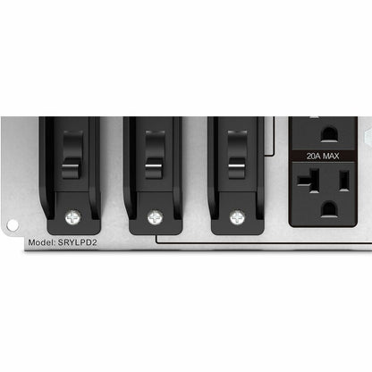 Kit de plaque arrière APC by Schneider Electric avec 6 prises NEMA 5-20R pour Smart-UPS Modular Ultra SRYLPD2