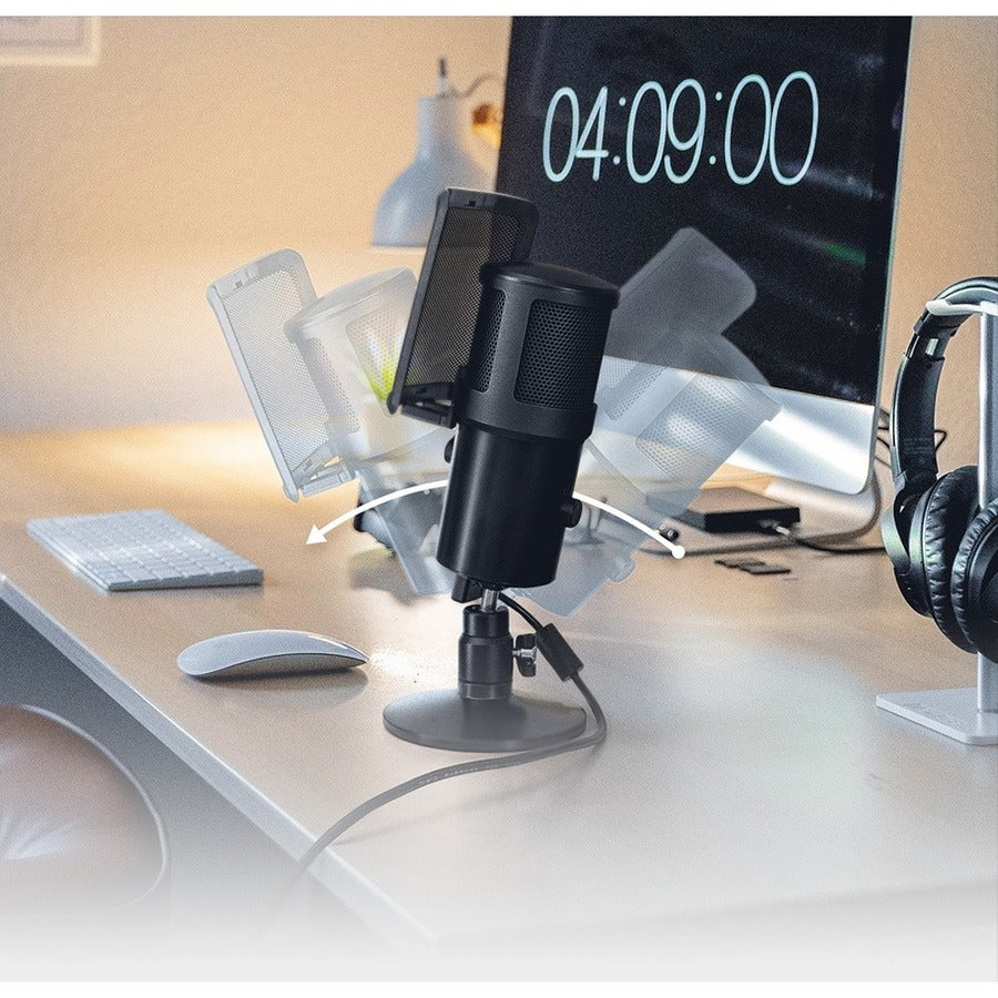 Microphone à condensateur filaire Creative Live! Mic M3 pour la surveillance, la voix, le système de communication, la diffusion en direct, la radiodiffusion, l'enregistrement, les jeux 70SA017000000