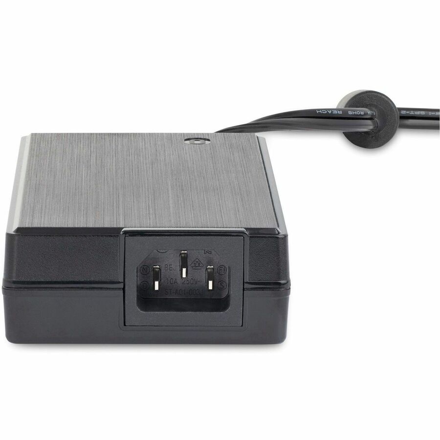 Adaptateur d'alimentation CC universel 160 W StarTech.com (24 V/6,6 A), alimentation externe CA/CC pour hubs USB, borniers 2/3 broches, adaptateur d'alimentation international 160 W