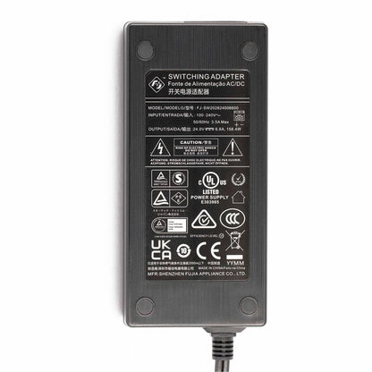 Adaptateur d'alimentation CC universel 160 W StarTech.com (24 V/6,6 A), alimentation externe CA/CC pour hubs USB, borniers 2/3 broches, adaptateur d'alimentation international 160 W