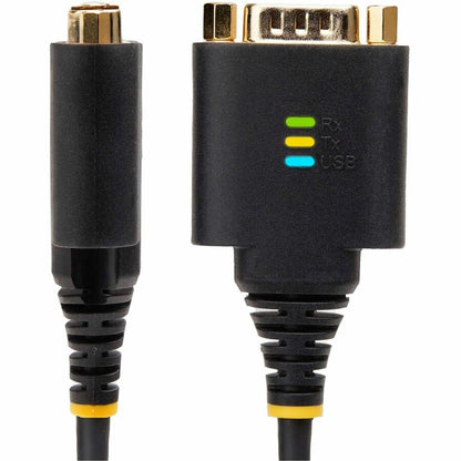 StarTech.com Câble adaptateur USB vers série 2 ports 60 cm, rétention COM, FTDI, DB9 RS232, vis/écrous DB9 interchangeables, Windows/macOS/Linux 2P1FFC-USB-SERIAL