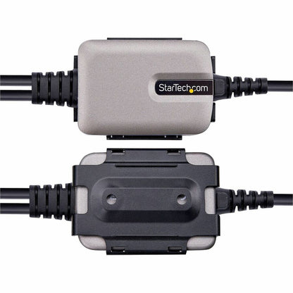 StarTech.com Câble adaptateur USB vers série 2 ports 60 cm, rétention COM, FTDI, DB9 RS232, vis/écrous DB9 interchangeables, Windows/macOS/Linux 2P1FFC-USB-SERIAL