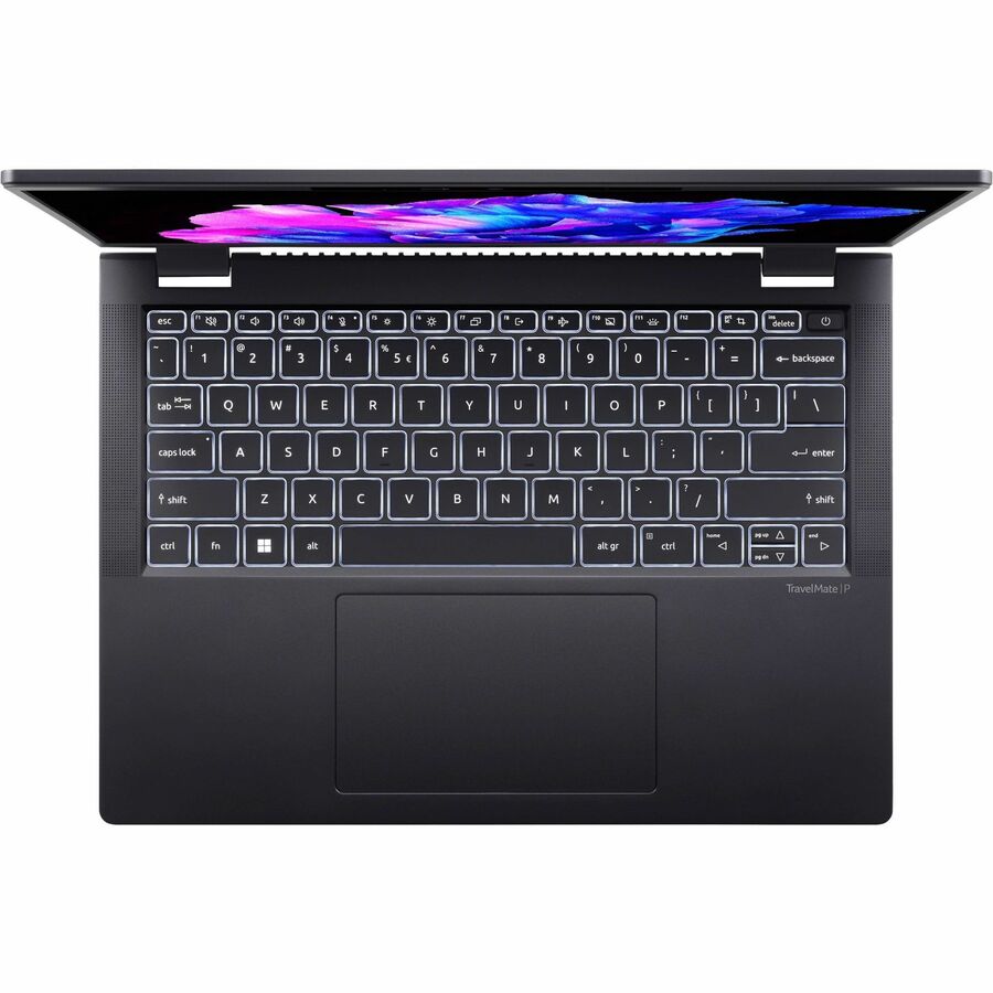 Ordinateur portable Acer TravelMate P6 14 P614-53T TMP614-53T-715K avec écran tactile 14" - WUXGA - Intel Core i7 13e génération i7-1355U - 16 Go - SSD 512 Go - Clavier anglais (États-Unis) - Noir NX.B3BAA.001