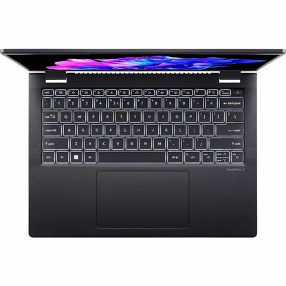 Ordinateur portable Acer TravelMate P6 14 P614-53T TMP614-53T-715K avec écran tactile 14" - WUXGA - Intel Core i7 13e génération i7-1355U - 16 Go - SSD 512 Go - Clavier anglais (États-Unis) - Noir NX.B3BAA.001