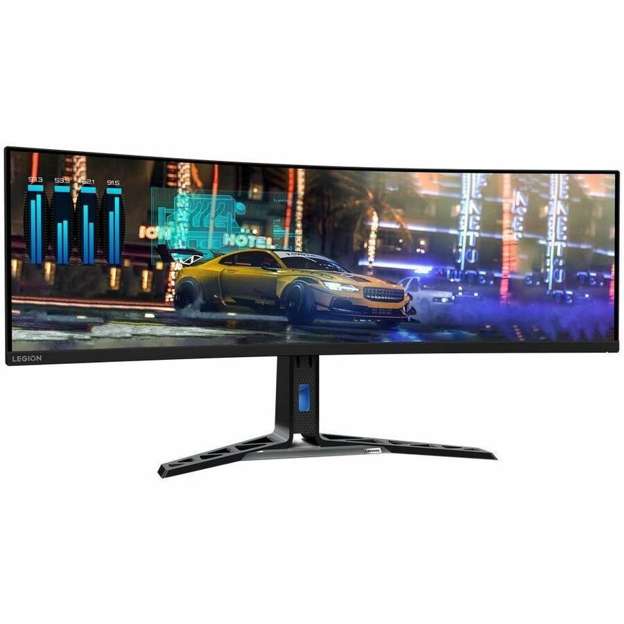 Lenovo Legion R45w-30 45" Class Dual Quad HD (DQHD) Curved Screen Gaming LED Monitor - 32:9 - Black 67B1GAC3US