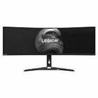 Lenovo Legion R45w-30 45" Class Dual Quad HD (DQHD) Curved Screen Gaming LED Monitor - 32:9 - Black 67B1GAC3US