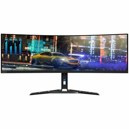 Lenovo Legion R45w-30 45" Class Dual Quad HD (DQHD) Curved Screen Gaming LED Monitor - 32:9 - Black 67B1GAC3US