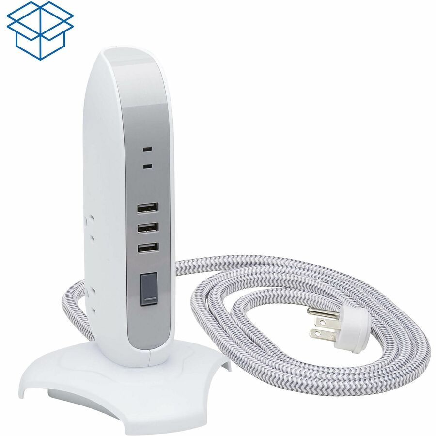 Parasurtenseur/protecteur de surtension à 5 prises Tripp Lite par Eaton TLP66USB TLP66USB