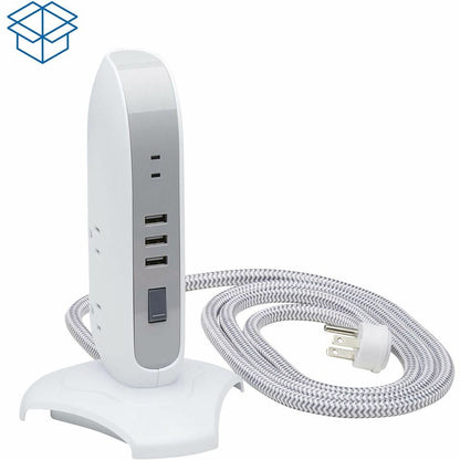 Parasurtenseur/protecteur de surtension à 5 prises Tripp Lite par Eaton TLP66USB TLP66USB