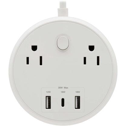 Tripp Lite by Eaton Safe-IT TLP26PD30WCAM 5-Outlets Surge Suppressor/Protector TLP26PD30WCAM
