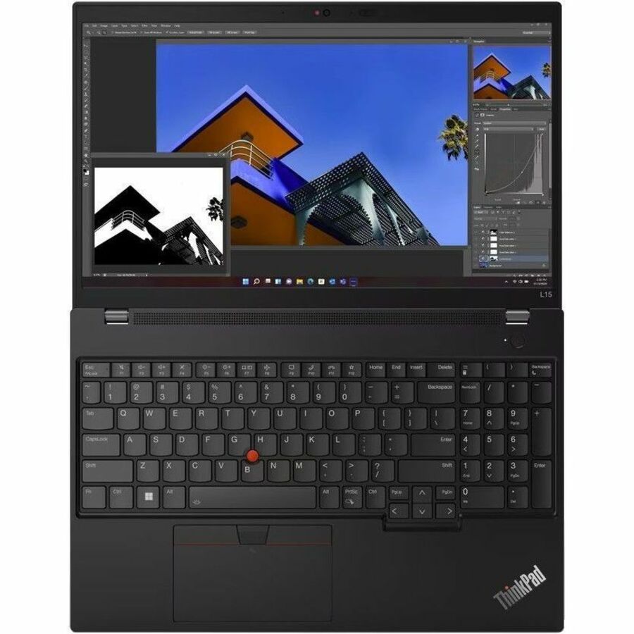 Ordinateur portable Lenovo ThinkPad L15 Gen 4 21H3001DUS 15,6" - Full HD - Intel Core i5 13e génération i5-1335U - 16 Go - SSD 256 Go - Clavier anglais - Thunder Black 21H3001DUS