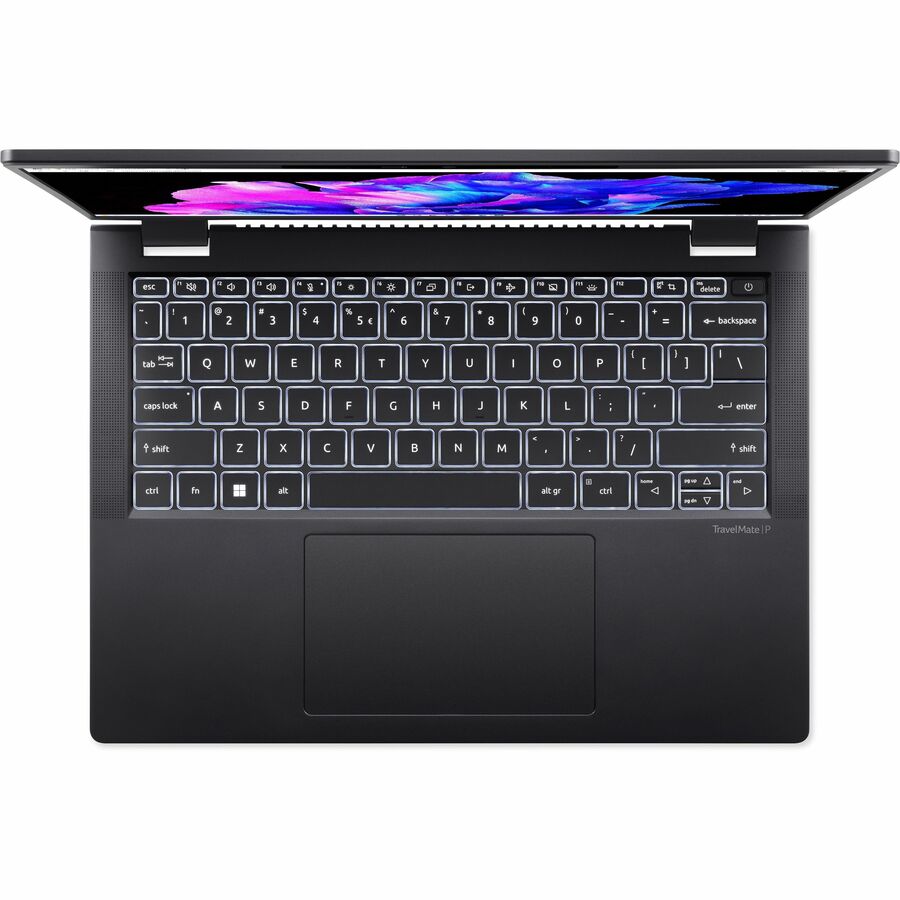Ordinateur portable Acer TravelMate P6 14 P614-53 TMP614-53-565S 14" - WUXGA - Intel Core i5 13e génération i5-1335U - 16 Go - SSD 1 To - Clavier anglais (États-Unis) - Noir NXB0NAA002