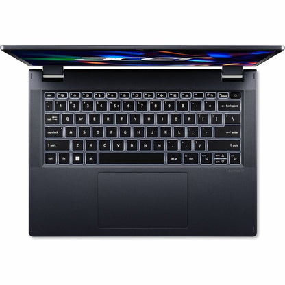 Acer TravelMate P4 Spin 14 P414RN-53 TMP414RN-53-55C5 Ordinateur portable convertible 2 en 1 à écran tactile 14" - WUXGA - Intel Core i5 13e génération i5-1335U - 16 Go - SSD 512 Go - Clavier anglais, français - Bleu ardoise NX.VZQAA.005