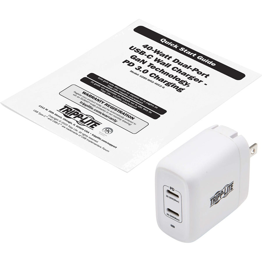 Tripp Lite by Eaton AC Adapter U280-W02-40C2-G