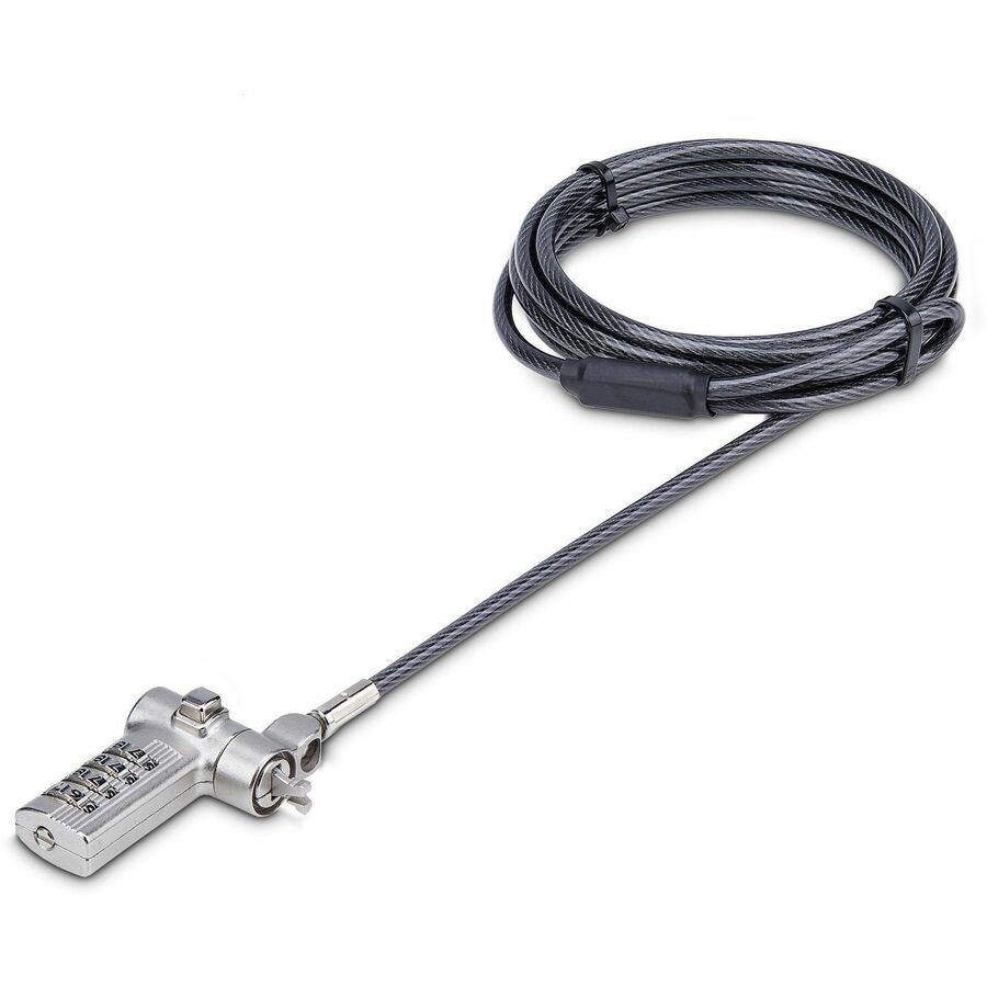 StarTech.com Lot de 25 câbles de sécurité universels pour ordinateur portable de 2 m, sériels, compatibles avec Noble Wedge®/Nano/K-Slot UNIVCS25-LAPTOP-LOCK