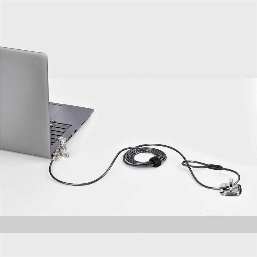 StarTech.com Lot de 25 câbles de sécurité universels pour ordinateur portable de 2 m, sériels, compatibles avec Noble Wedge®/Nano/K-Slot UNIVCS25-LAPTOP-LOCK