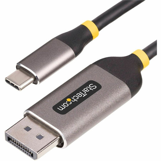 StarTech.com Câble adaptateur USB-C vers DisplayPort de 3 m, 8K 60 Hz, 4K 144 Hz, HDR10, convertisseur USB Type-C vers DP 1.4, compatible USB4/TB3/4 142-USBC-DP-8K-10F