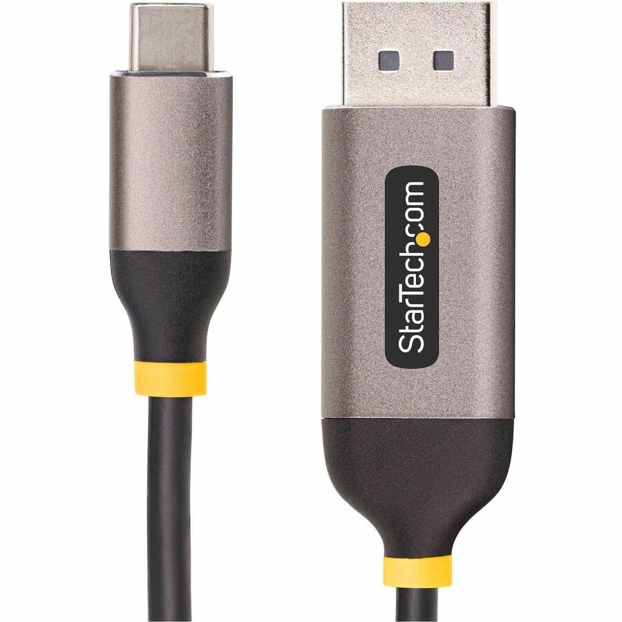 StarTech.com Câble adaptateur USB-C vers DisplayPort de 3 m, 8K 60 Hz, 4K 144 Hz, HDR10, convertisseur USB Type-C vers DP 1.4, compatible USB4/TB3/4 142-USBC-DP-8K-10F