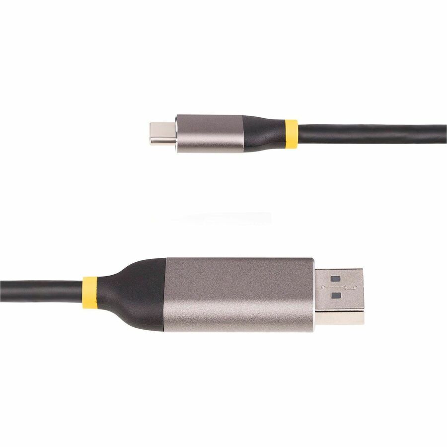 StarTech.com Câble adaptateur USB-C vers DisplayPort de 3 m, 8K 60 Hz, 4K 144 Hz, HDR10, convertisseur USB Type-C vers DP 1.4, compatible USB4/TB3/4 142-USBC-DP-8K-10F