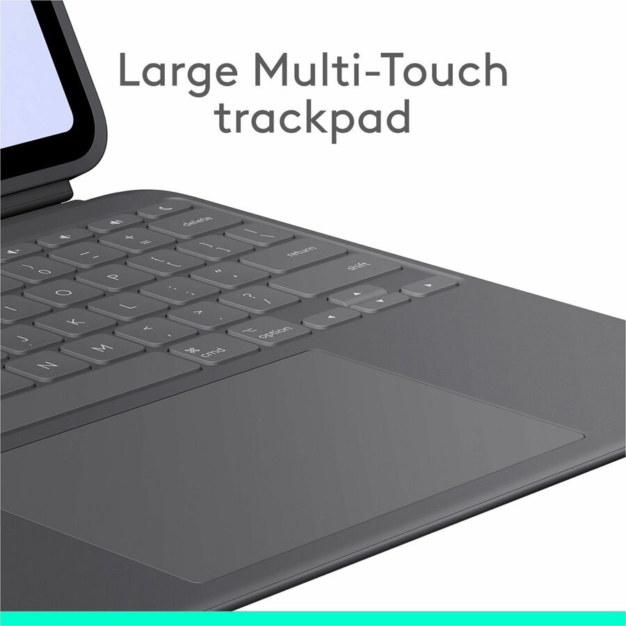 Étui clavier/housse Logitech Combo Touch pour tablette Apple iPad Pro 13" (7e génération) - Graphite 920-012658