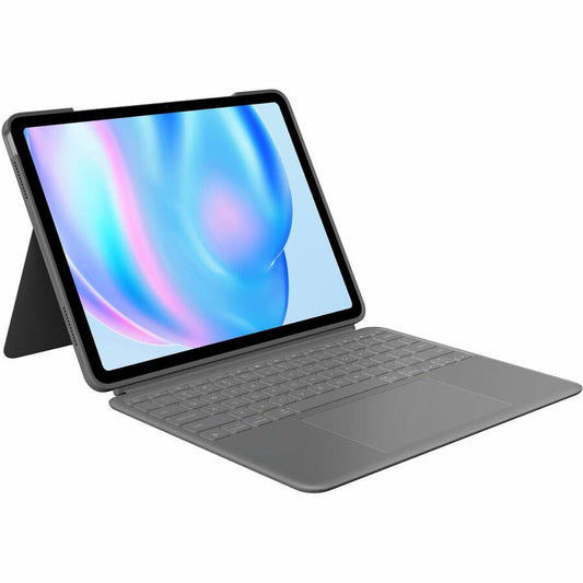 Étui clavier/housse Logitech Combo Touch pour tablette Apple iPad Air 13" (2024) - Gris Oxford 920-012608