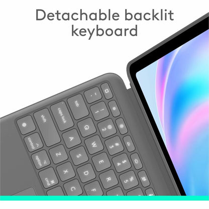 Étui clavier/housse Logitech Combo Touch pour tablette Apple iPad Air 13" (2024) - Gris Oxford 920-012608