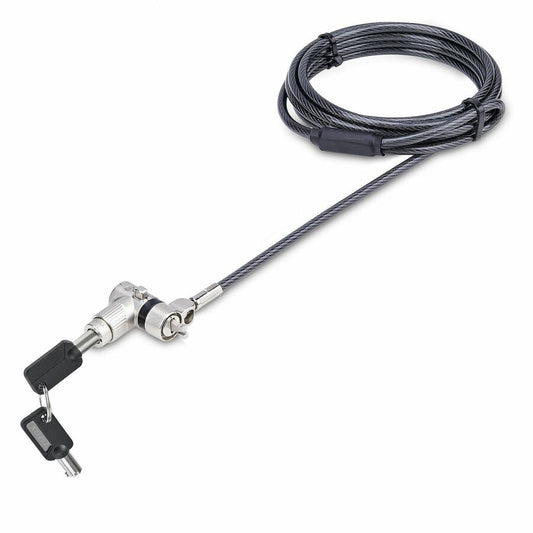 StarTech.com Lot de 25 câbles de verrouillage universels pour ordinateur portable de 2 m, câble de sécurité à clé principale, compatible avec Noble Wedge®/Nano/K-Slot UNIVMK25-LAPTOP-LOCK