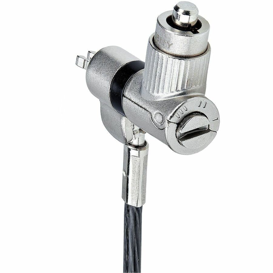 StarTech.com Lot de 25 câbles de verrouillage universels pour ordinateur portable de 2 m, câble de sécurité à clé principale, compatible avec Noble Wedge®/Nano/K-Slot UNIVMK25-LAPTOP-LOCK