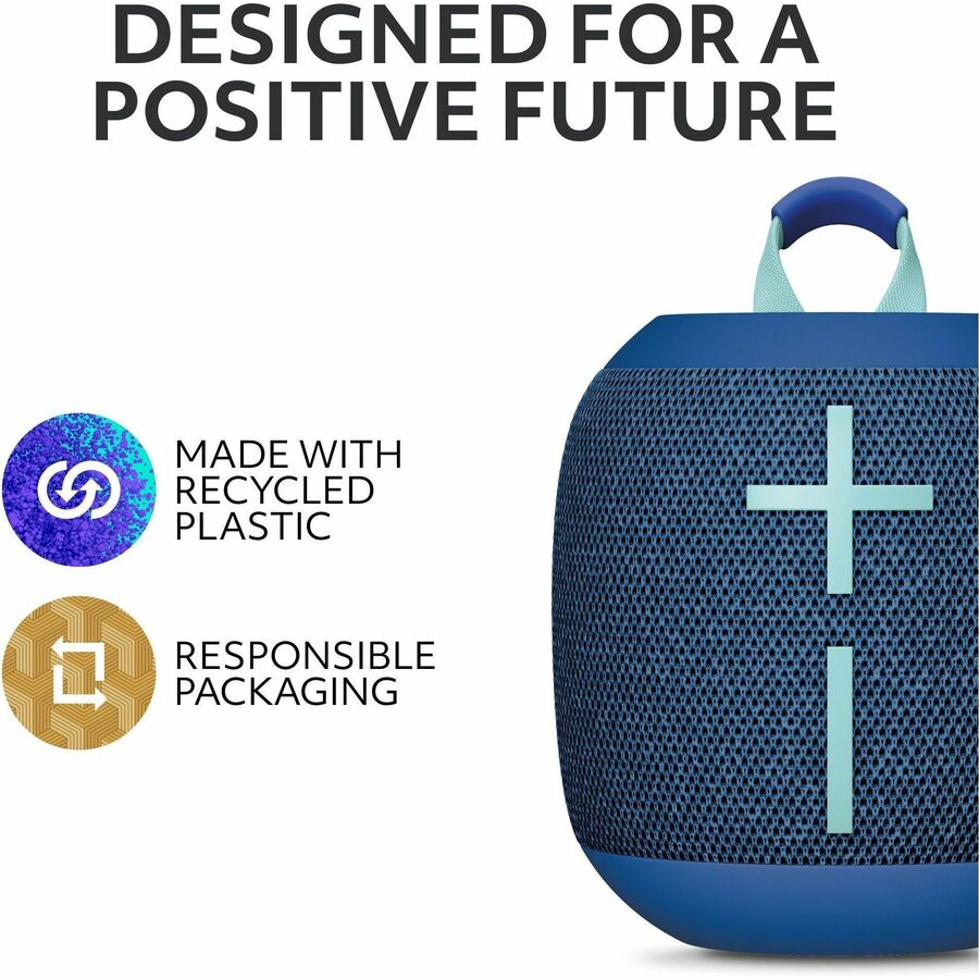 Système d'enceintes Bluetooth portable Ultimate Ears WONDERBOOM 4 - Bleu cobalt 984-001877