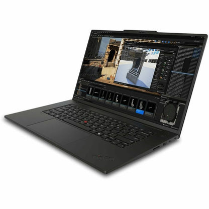 Ordinateur portable Lenovo ThinkPad P1 Gen 7 21KV000LCA 16" - WUXGA - Intel Core Ultra 5 135H - Technologie vPro - Plateforme Intel Evo - 32 Go - SSD 512 Go - Clavier français - Noir 21KV000LCA