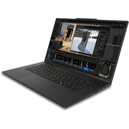 Ordinateur portable Lenovo ThinkPad P1 Gen 7 21KV000BCA 16" à écran tactile - WQUXGA - Intel Core Ultra 9 185H - Technologie vPro - Plateforme Intel Evo - 64 Go - SSD 2 To - Clavier français - Noir 21KV000BCA