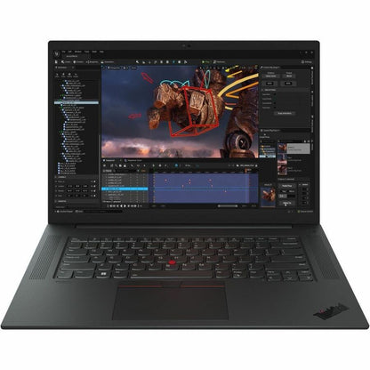 Station de travail mobile Lenovo ThinkPad P1 Gen 6 21FV001BUS 16" - WQXGA - Intel Core i7 13e génération i7-13700H - 32 Go - SSD 1 To - Clavier anglais - Peinture noire 21FV001BUS
