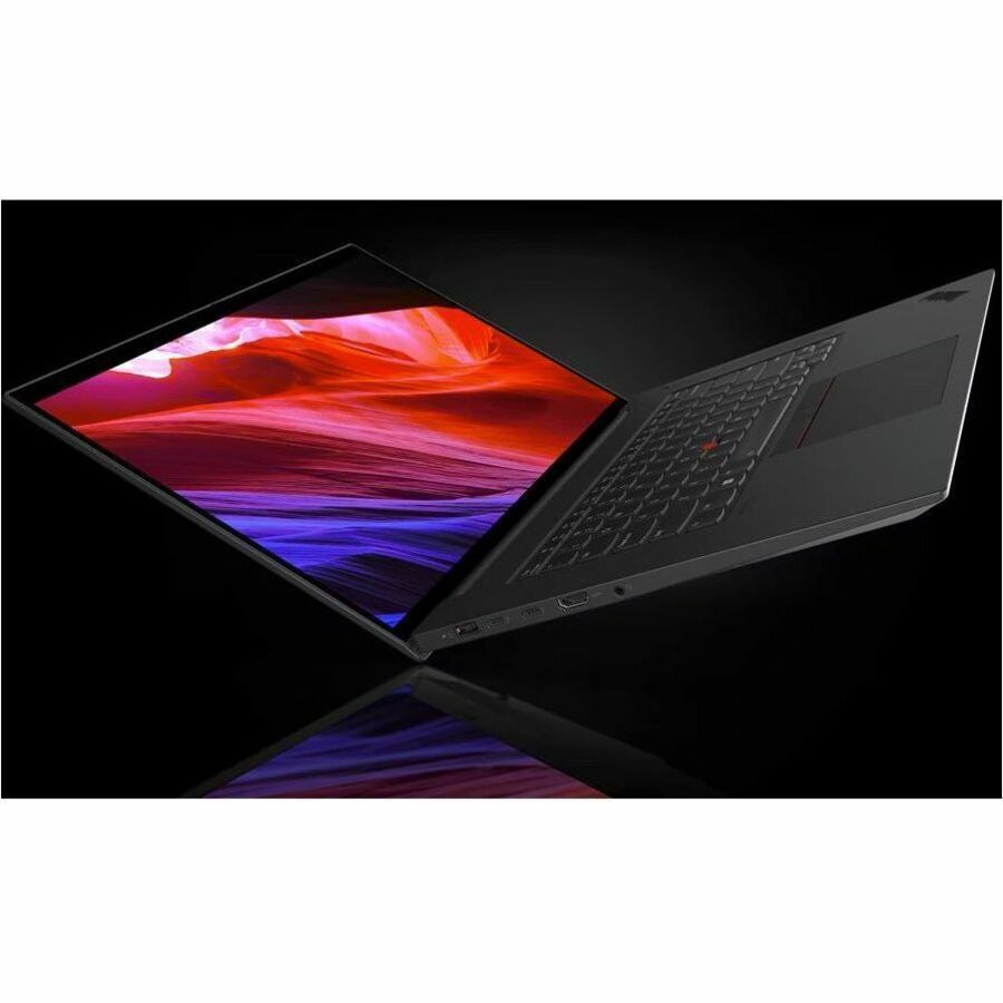Station de travail mobile Lenovo ThinkPad P1 Gen 6 21FV001BUS 16" - WQXGA - Intel Core i7 13e génération i7-13700H - 32 Go - SSD 1 To - Clavier anglais - Peinture noire 21FV001BUS