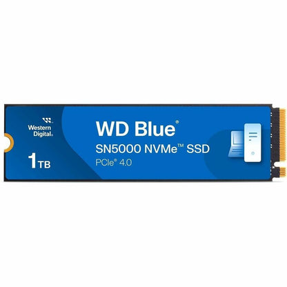 Disque SSD WD Blue SN5000 WDS100T4B0E 1 To - M.2 2280 interne - PCI Express NVMe (PCI Express NVMe 4.0 x4) WDS100T4B0E