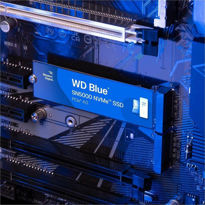 Disque SSD WD Blue SN5000 WDS100T4B0E 1 To - M.2 2280 interne - PCI Express NVMe (PCI Express NVMe 4.0 x4) WDS100T4B0E