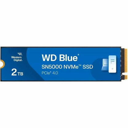 Disque SSD WD Blue SN5000 WDS200T4B0E 2 To - M.2 2280 interne - PCI Express NVMe (PCI Express NVMe 4.0 x4) WDS200T4B0E