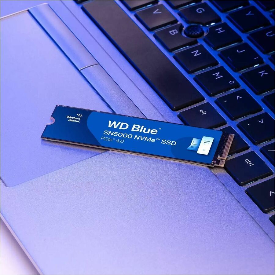 Disque SSD WD Blue SN5000 WDS200T4B0E 2 To - M.2 2280 interne - PCI Express NVMe (PCI Express NVMe 4.0 x4) WDS200T4B0E
