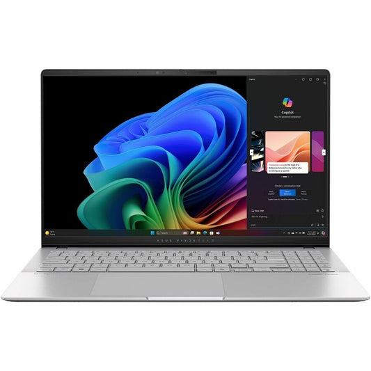 Ordinateur portable Asus Vivobook S 15 S5507 S5507QA-SB91-CB 15,6" - 3K - Qualcomm Snapdragon X Elite X1E-78-100 - 16 Go - SSD 1 To - Argent cool S5507QA-SB91-CB