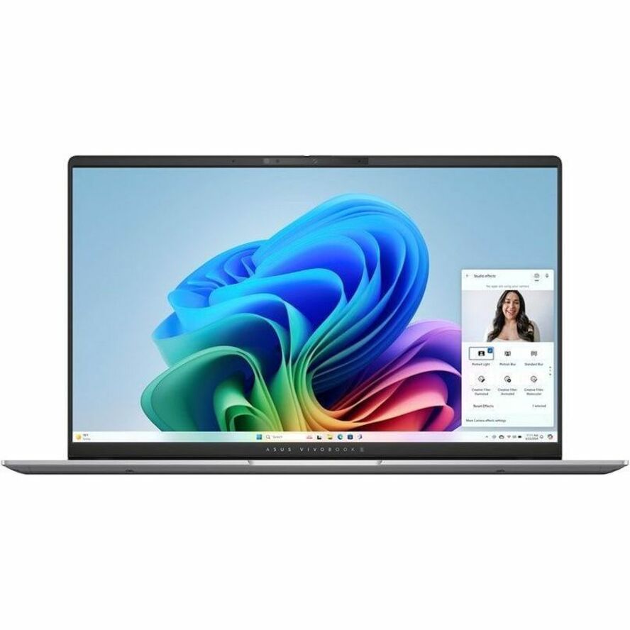 Ordinateur portable Asus Vivobook S 15 S5507 S5507QA-SB91-CB 15,6" - 3K - Qualcomm Snapdragon X Elite X1E-78-100 - 16 Go - SSD 1 To - Argent cool S5507QA-SB91-CB