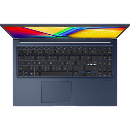 Ordinateur portable Asus VivoBook 15 X1504 X1504ZA-SS71-CB 15,6" - Full HD - Intel Core i7 12e génération i7-1255U - 8 Go - SSD 512 Go - Bleu silencieux X1504ZA-SS71-CB