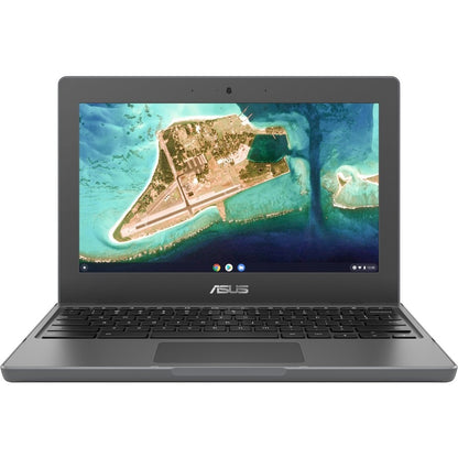 Asus Chromebook Flip CR1 CR1100FKA-C3RS-CA Chromebook 2 en 1 convertible robuste à écran tactile 11,6" - HD - Intel Celeron N4500 - 8 Go - Mémoire flash 64 Go - Gris foncé CR1100FKA-C3RS-CA