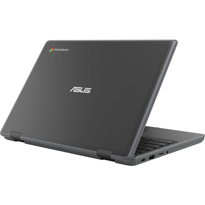 Asus Chromebook Flip CR1 CR1100FKA-C3RS-CA Chromebook 2 en 1 convertible robuste à écran tactile 11,6" - HD - Intel Celeron N4500 - 8 Go - Mémoire flash 64 Go - Gris foncé CR1100FKA-C3RS-CA