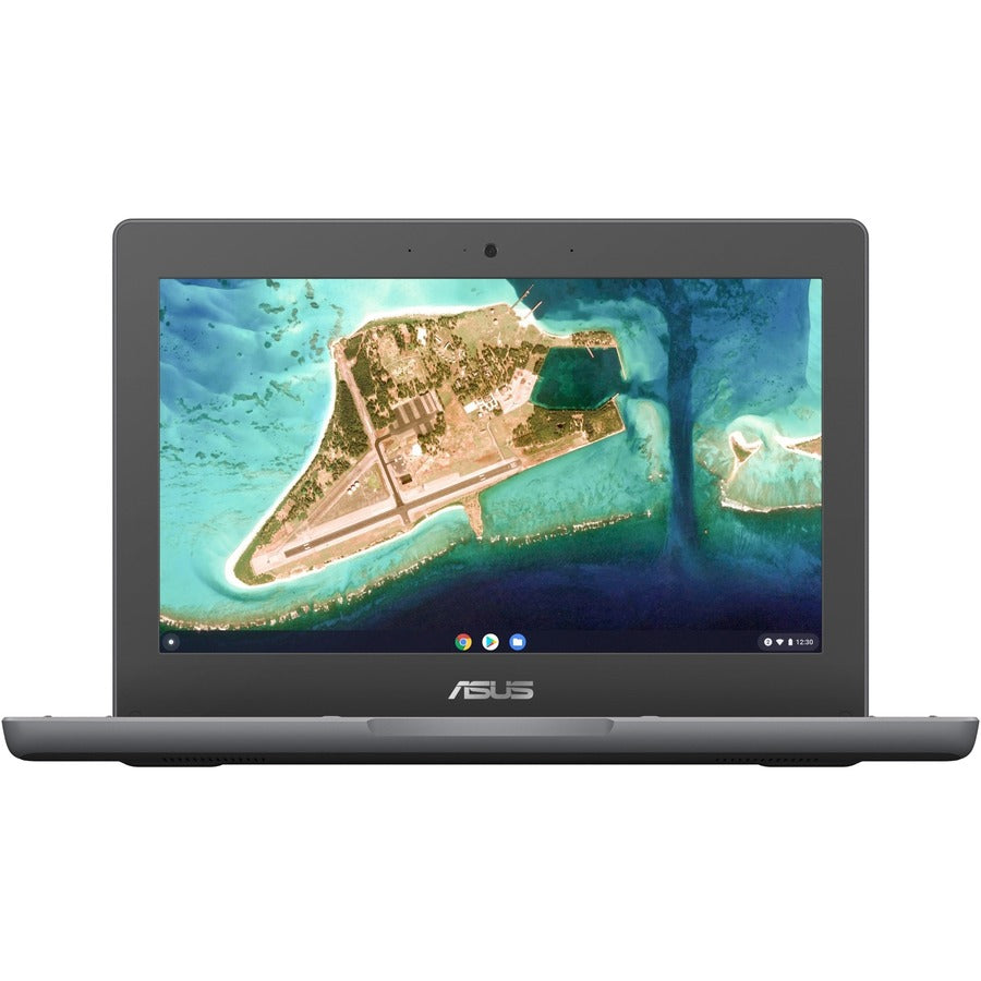 Asus Chromebook Flip CR1 CR1100FKA-C3RS-CA Chromebook 2 en 1 convertible robuste à écran tactile 11,6" - HD - Intel Celeron N4500 - 8 Go - Mémoire flash 64 Go - Gris foncé CR1100FKA-C3RS-CA