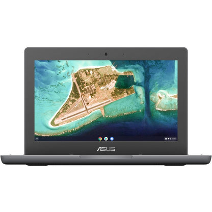 Asus Chromebook Flip CR1 CR1100FKA-C3RS-CA Chromebook 2 en 1 convertible robuste à écran tactile 11,6" - HD - Intel Celeron N4500 - 8 Go - Mémoire flash 64 Go - Gris foncé CR1100FKA-C3RS-CA