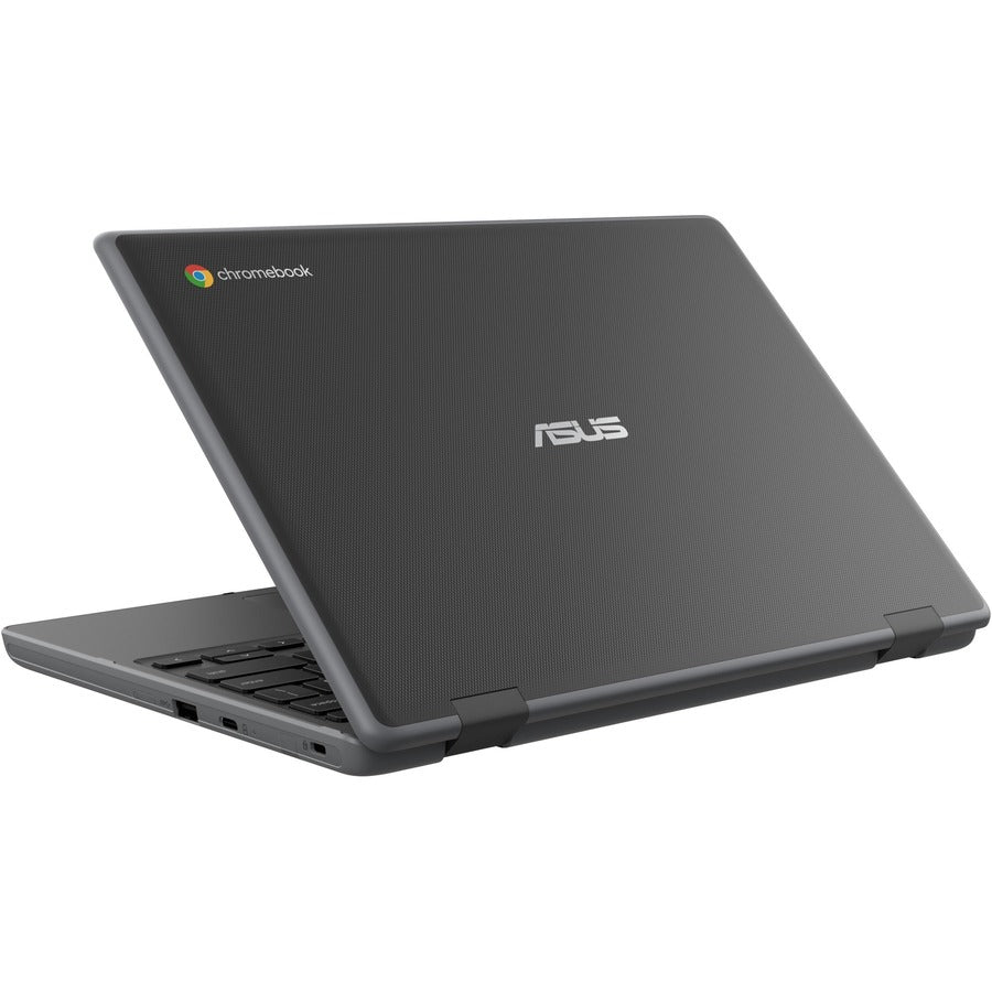 Asus Chromebook Flip CR1 CR1100FKA-C3RS-CA Chromebook 2 en 1 convertible robuste à écran tactile 11,6" - HD - Intel Celeron N4500 - 8 Go - Mémoire flash 64 Go - Gris foncé CR1100FKA-C3RS-CA
